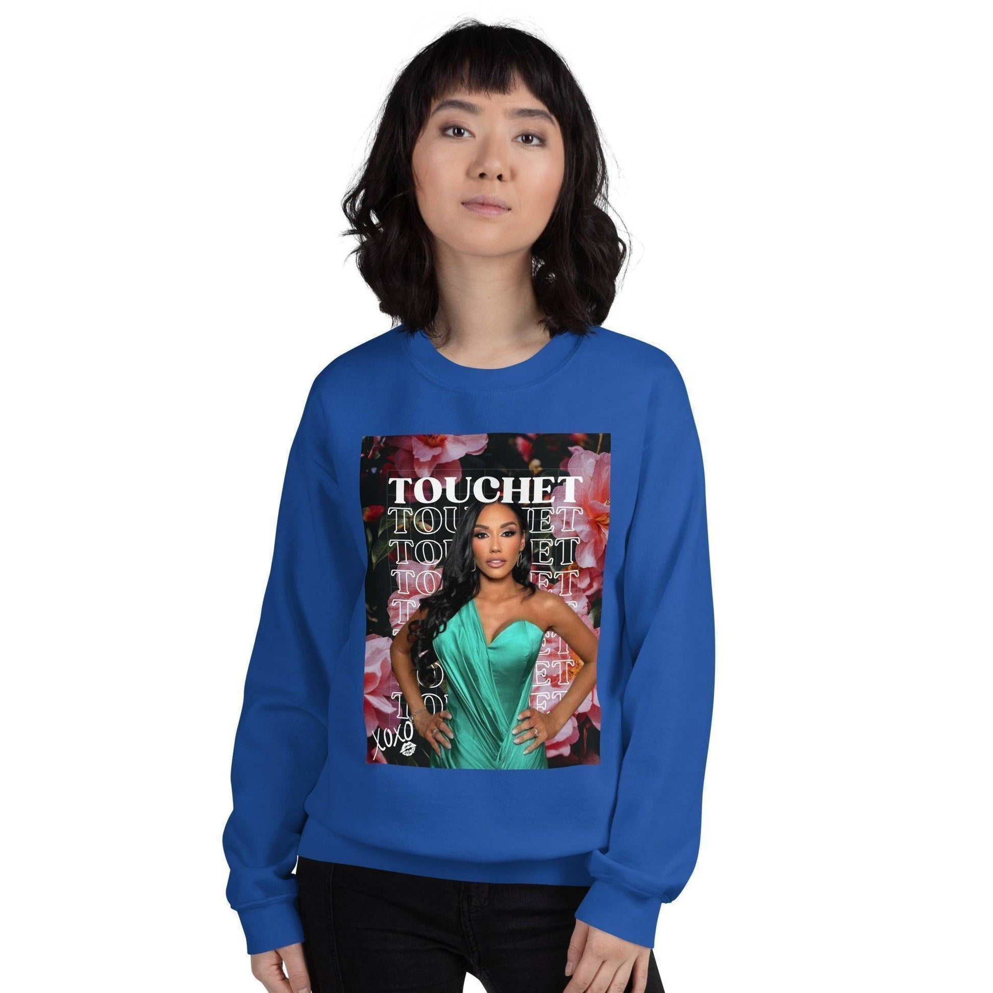 Monica Garcia Touchet Sweatshirt Royal