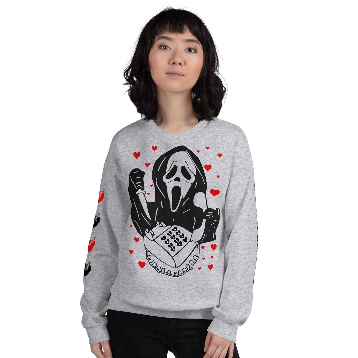 Call Me, Maybe? Scream Sweatshirt Sport Grey