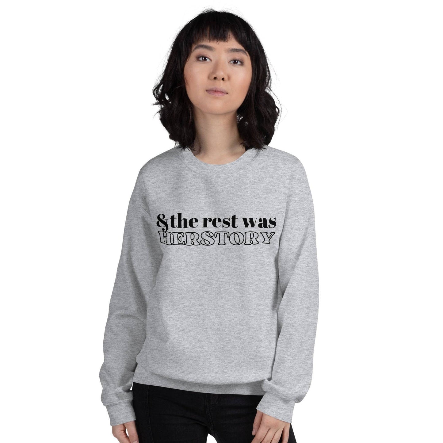 Herstory Sweatshirt Sport Grey