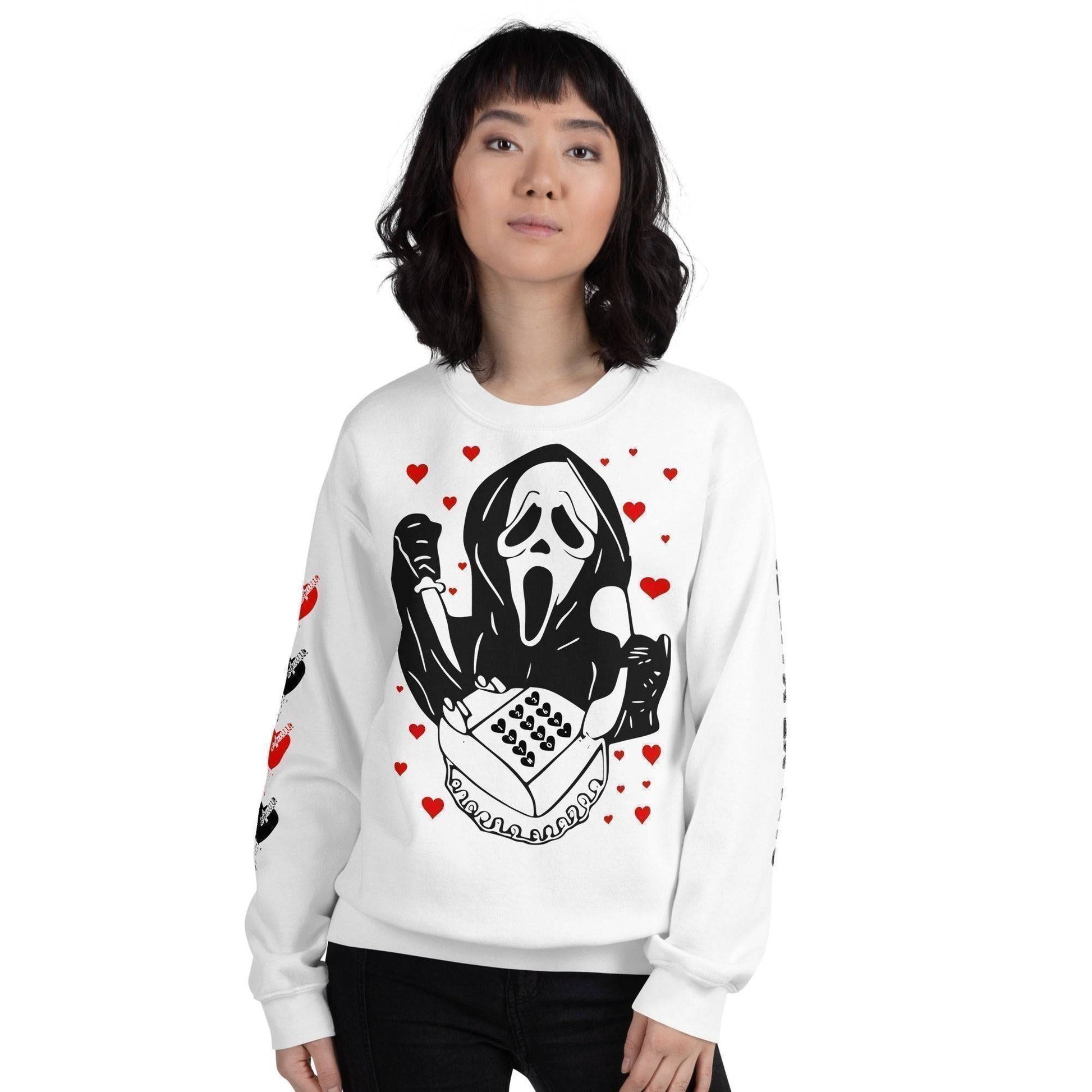 Call Me, Maybe? Scream Sweatshirt White