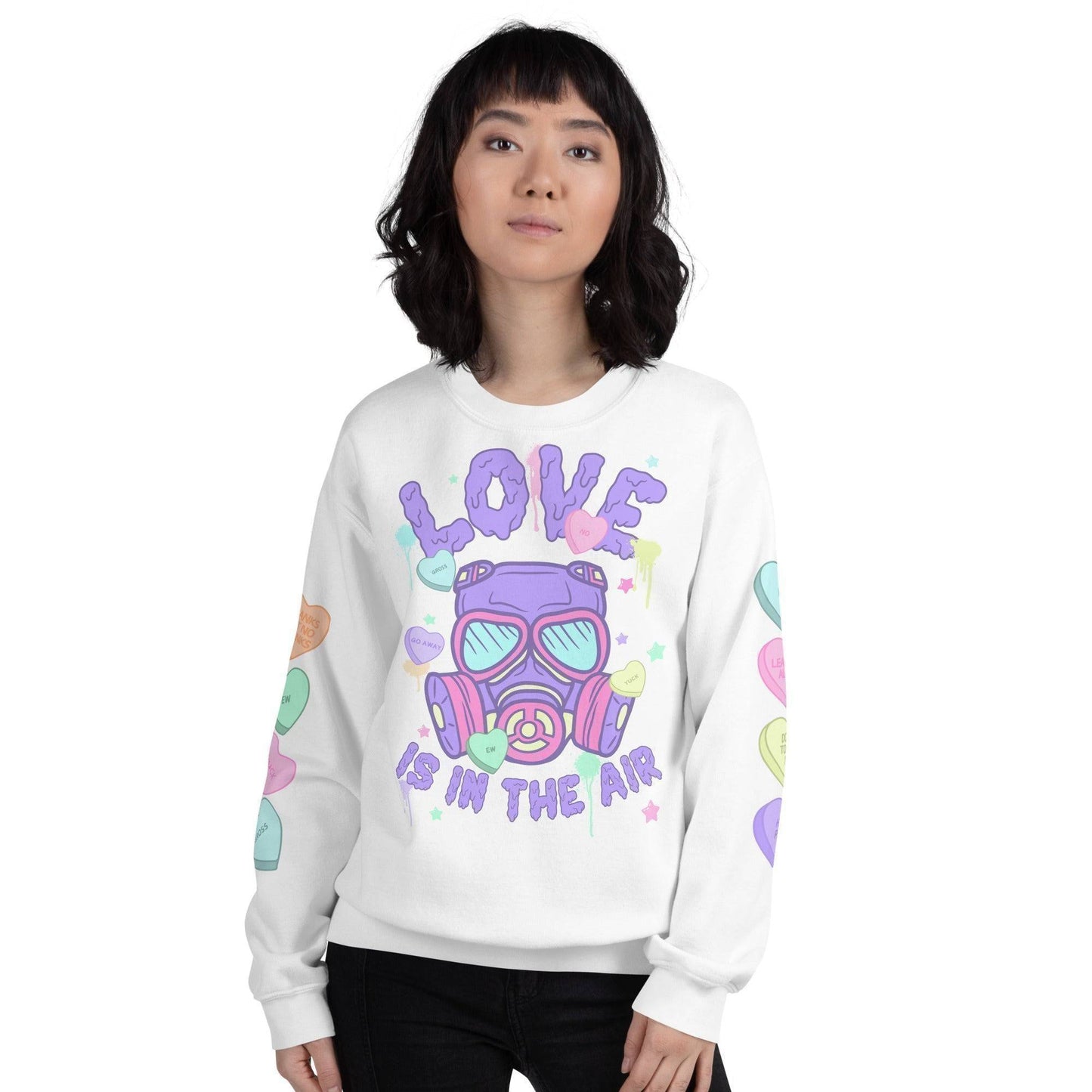 Love is in The Air Sweatshirt White