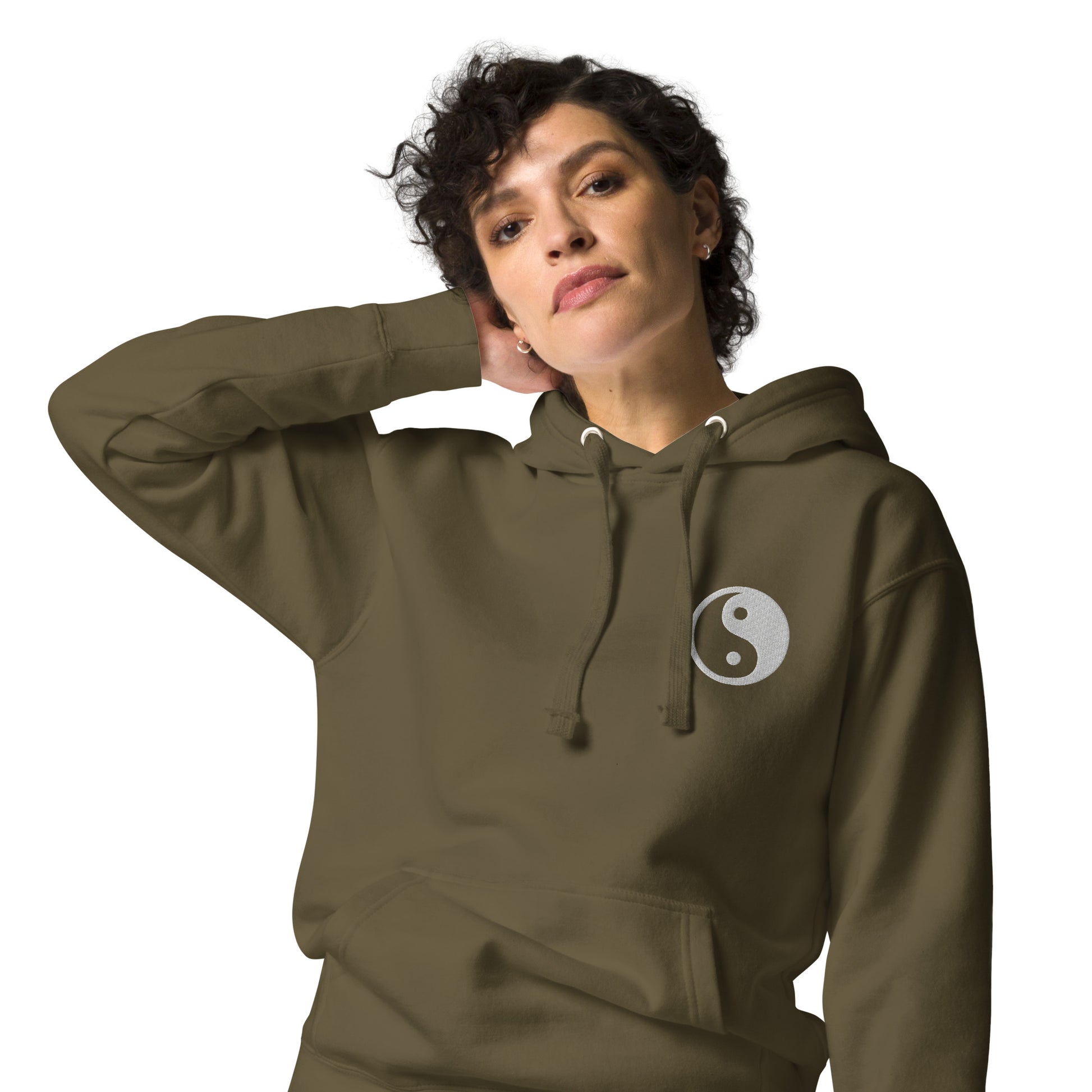 Be a Kind Person Hoodie Military Green