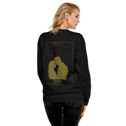 Taylor Swift Lover Embroidered Sweatshirt Black