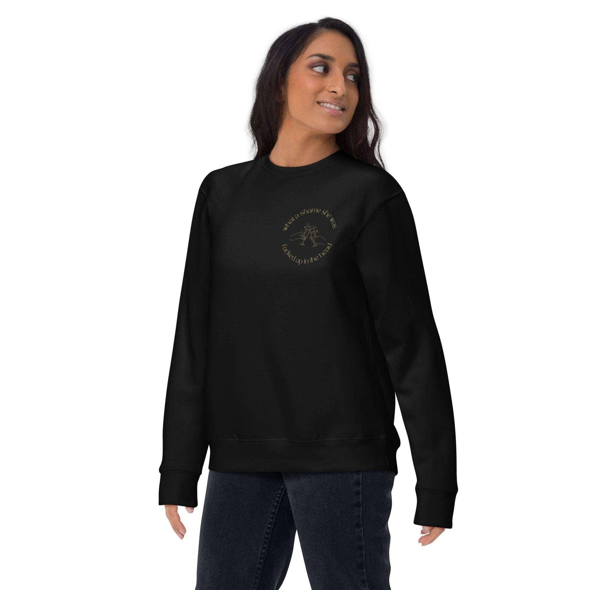 Taylor Swift Champagne Problems Embroidered Sweatshirt