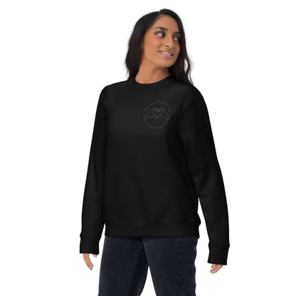 Taylor Swift Fearless Embroidered Sweatshirt Black