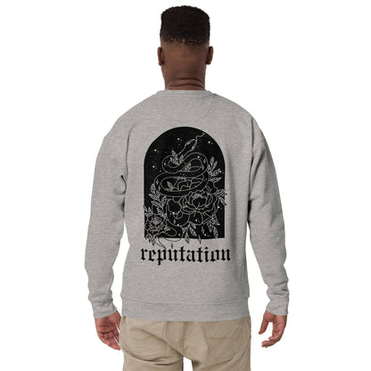 Taylor Swift End Game Embroidered Sweatshirt Carbon Grey