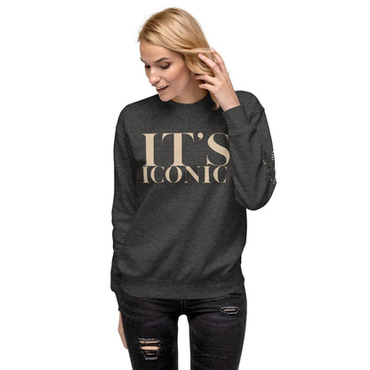 Kim Kardashian It's Iconic Sweatshirt Charcoal Heather