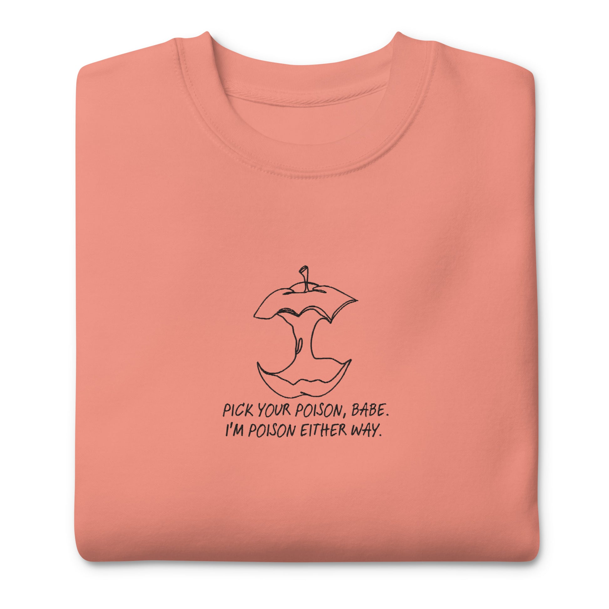 Taylor Swift imgonnagetyouback Embroidered Sweatshirt Dusty Rose