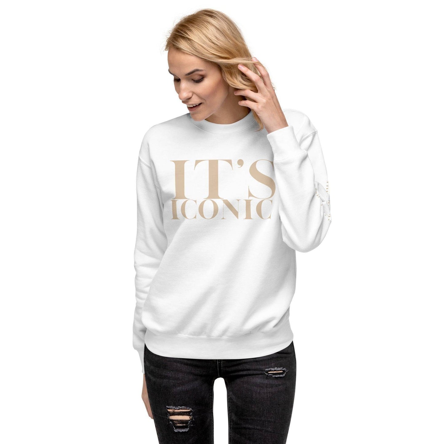 Kim Kardashian It's Iconic Sweatshirt White