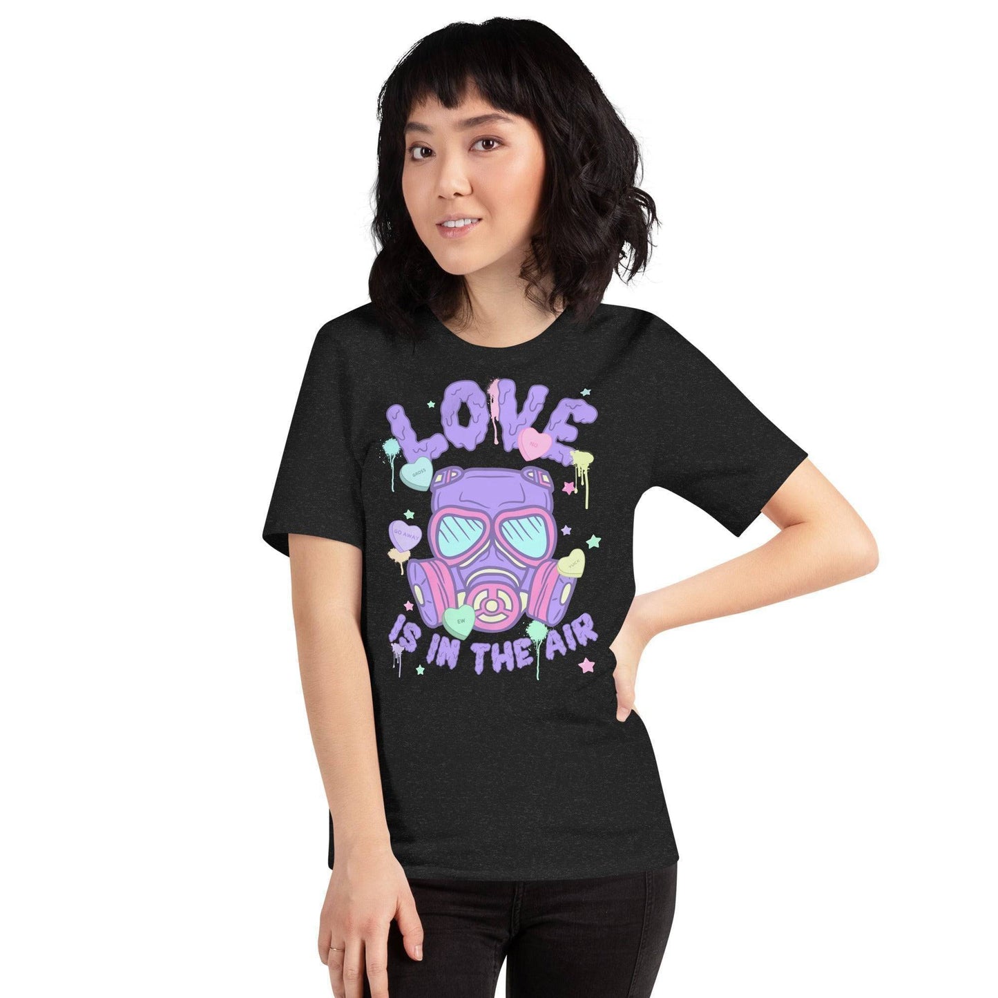 Love Is In The Air T-Shirt Black Heather