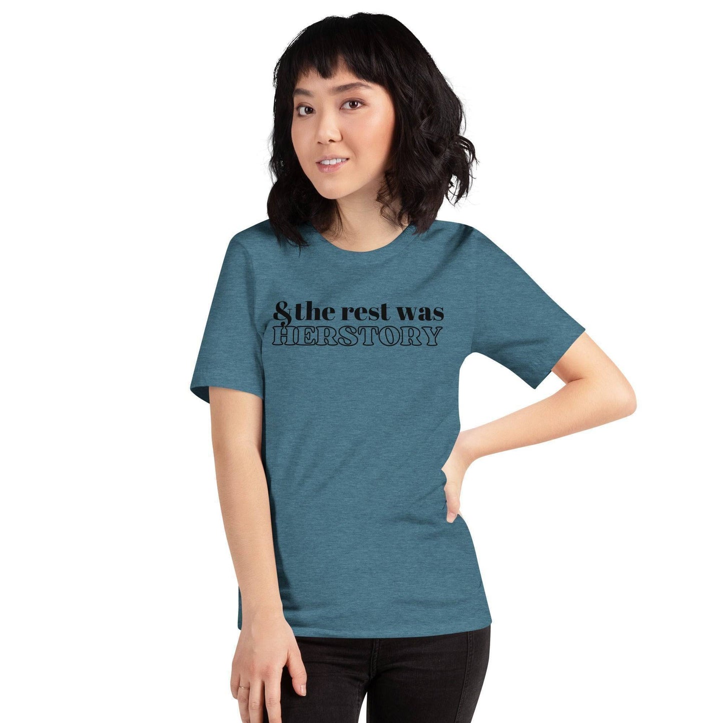 Herstory T-Shirt Heather Deep Teal