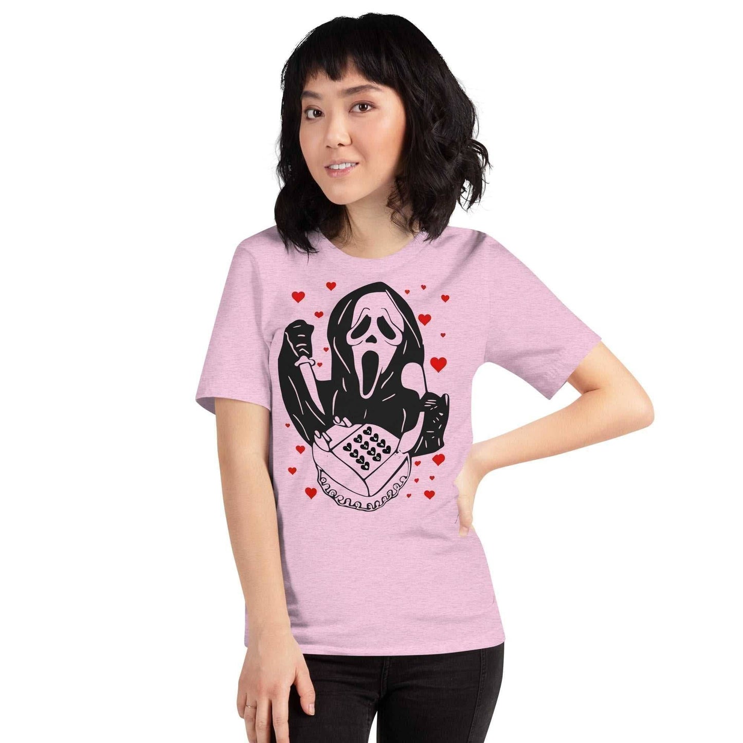 Call Me, Maybe? Scream T-Shirt Heather Prism Lilac