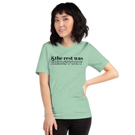 Herstory T-Shirt Heather Prism Mint