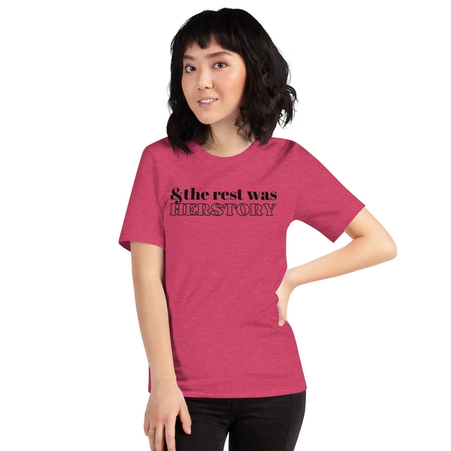 Herstory T-Shirt Heather Raspberry