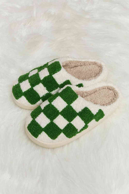 Checkered Slippers