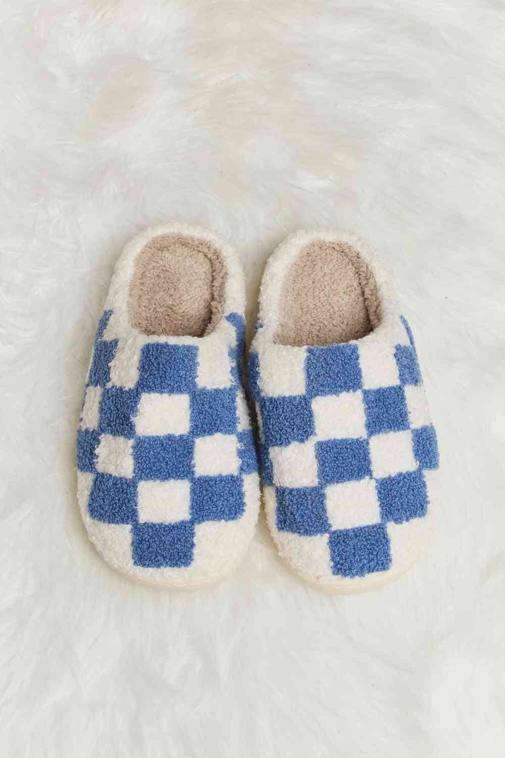 Checkered Slippers