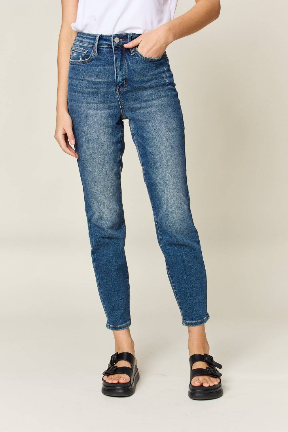 Judy Blue Tummy Control High Waist Slim Jeans