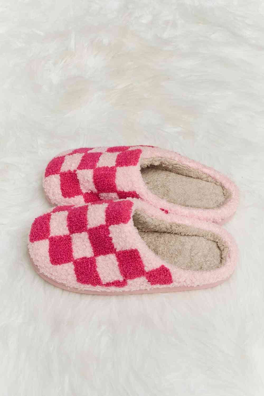 Checkered Slippers