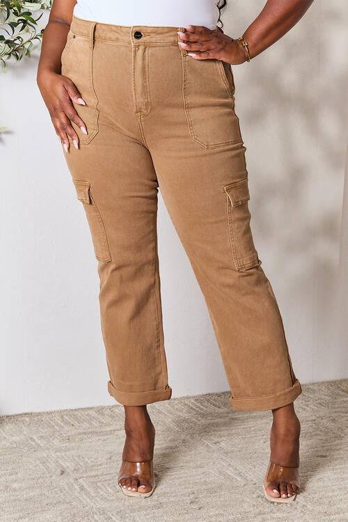 RISEN Straight High Waist Jeans