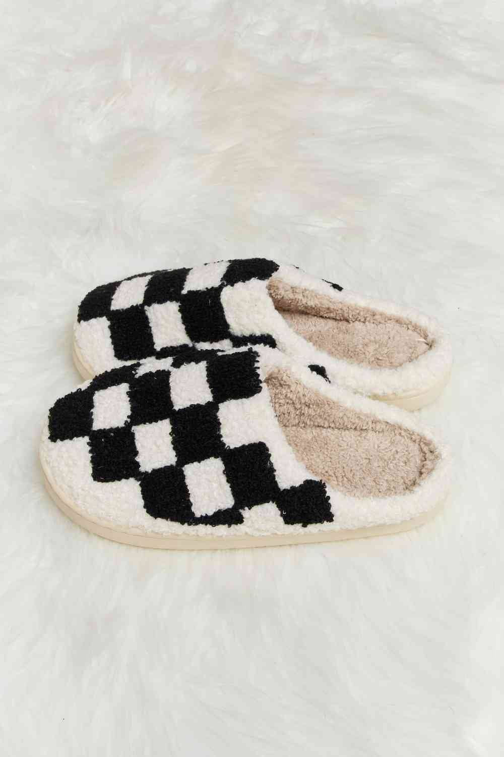 Checkered Slippers