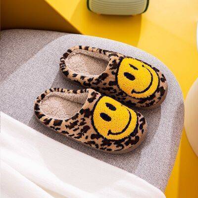 Cat’s Meow Smiley Slippers