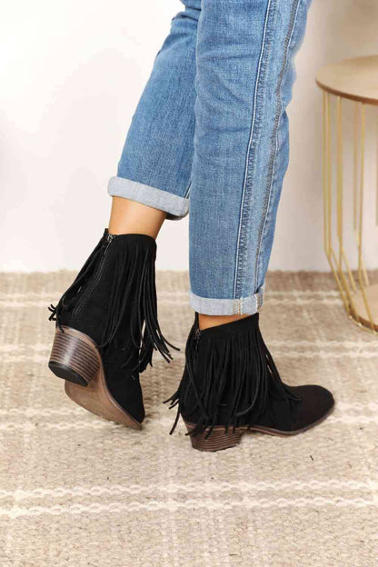 Legend Footwear Fringe Cowboy Western Boots