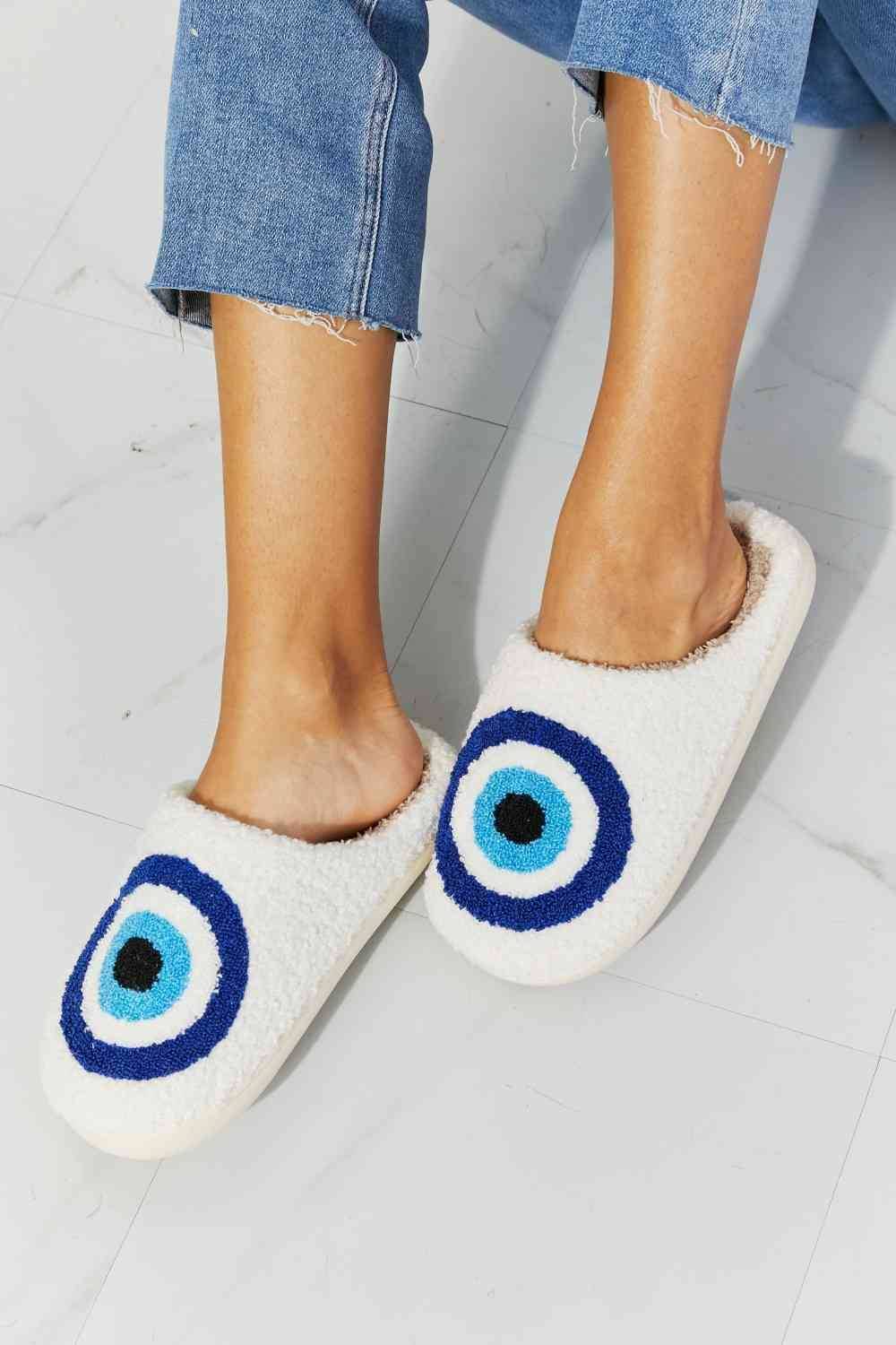 Evil Eye Slippers