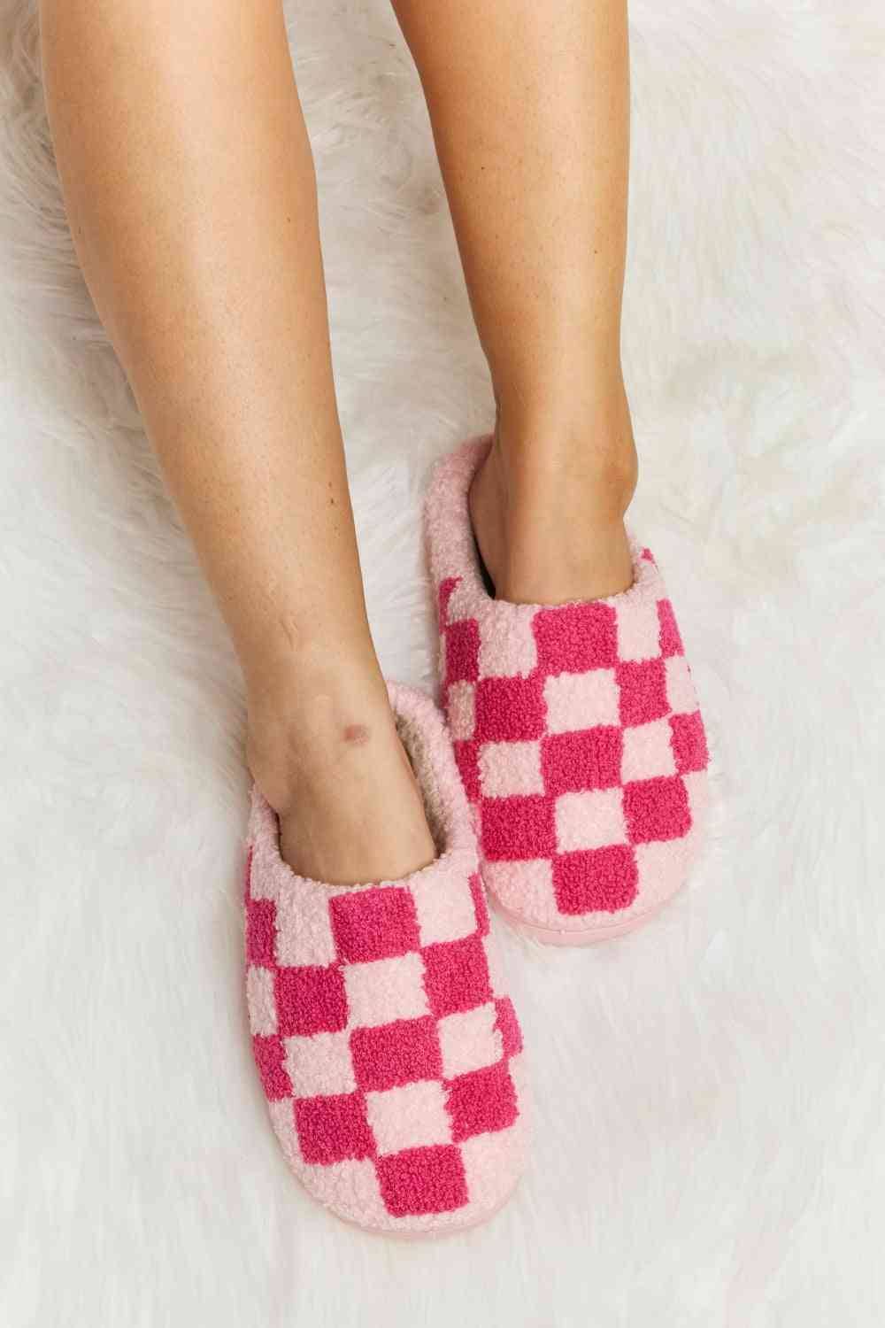 Checkered Slippers