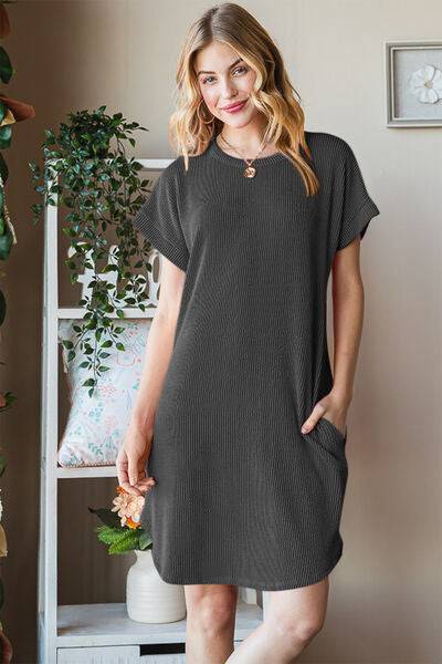 Heimish T-Shirt Ribbed Dress