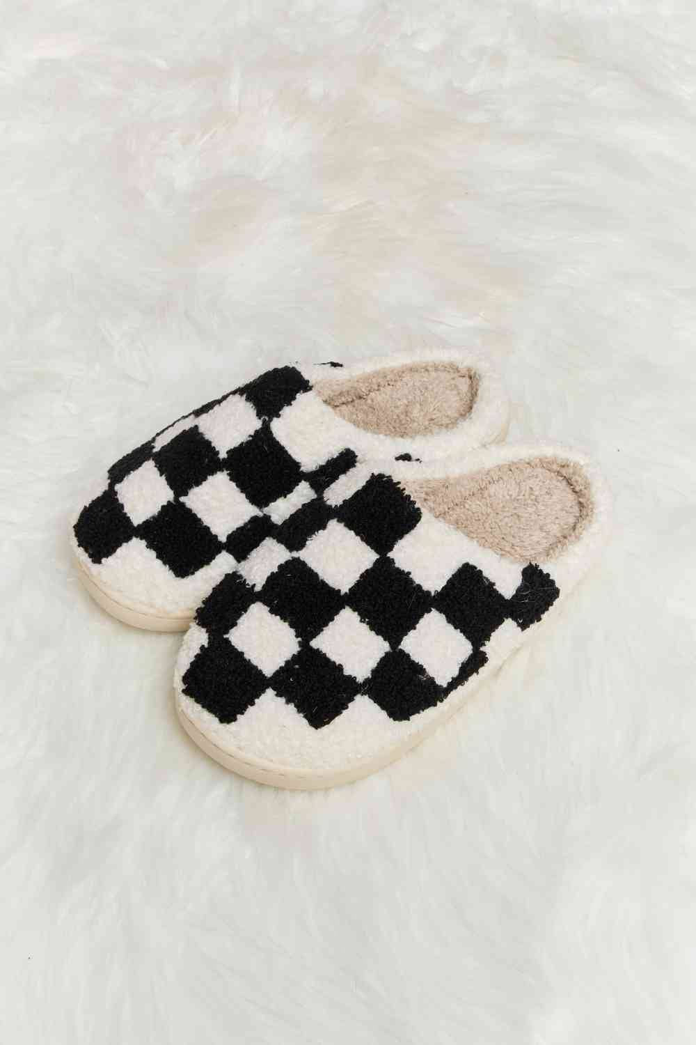 Checkered Slippers