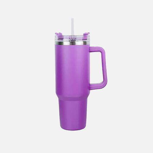 Iridescent 40 oz Stainless Steel Tumbler Purple One Size