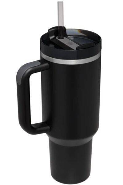 40 oz Stainless Steel Tumbler Black One Size