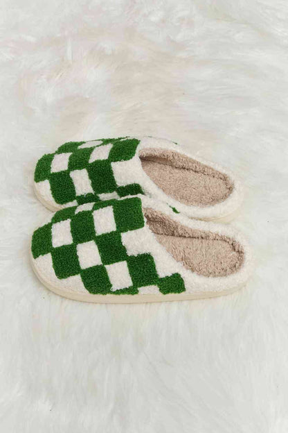 Checkered Slippers