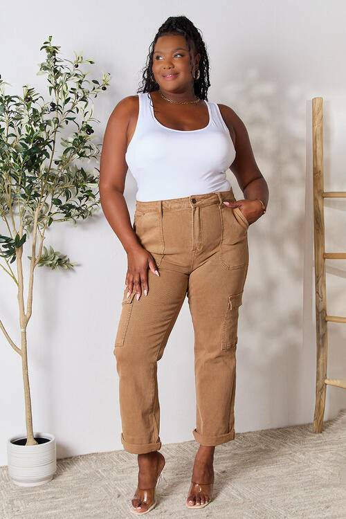 RISEN Straight High Waist Jeans