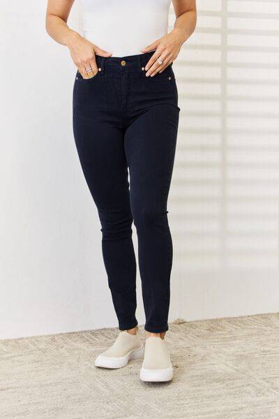 Judy Blue Tummy Control Skinny Jeans NAVY