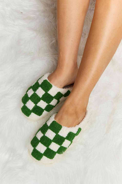 Checkered Slippers