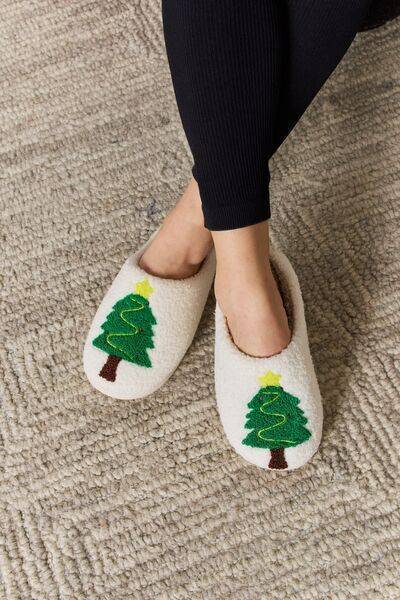 Christmas Tree Slippers