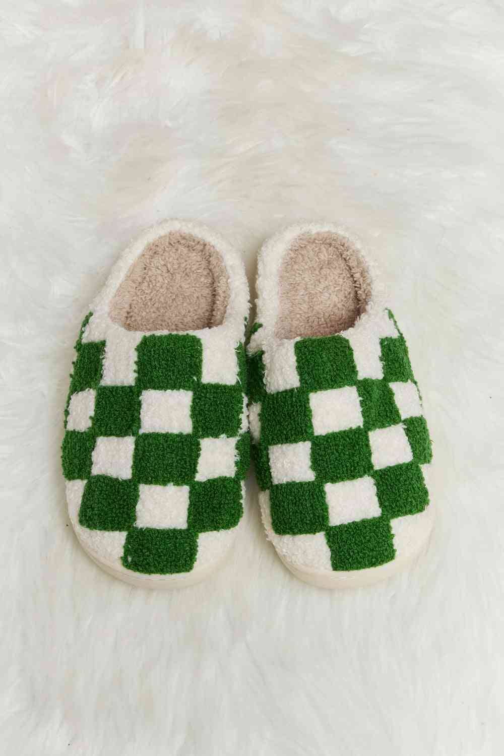 Checkered Slippers