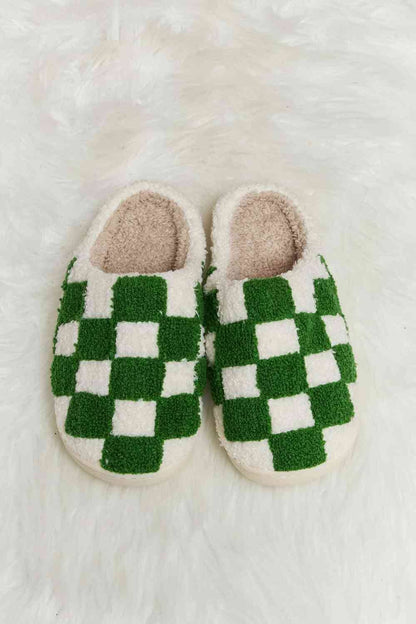 Checkered Slippers