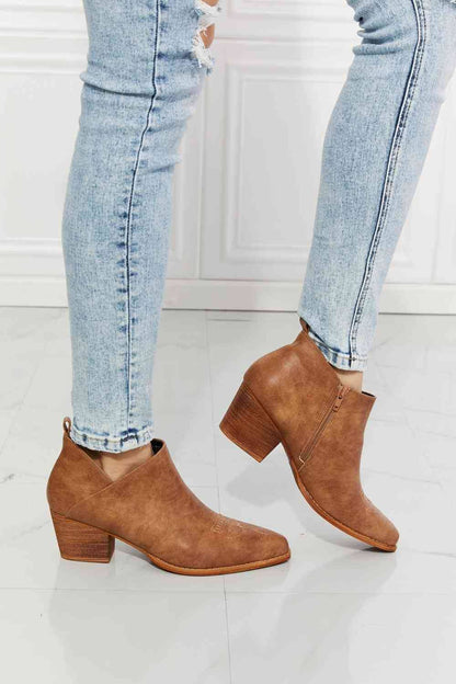 MMShoes Trust Yourself Cowboy Bootie